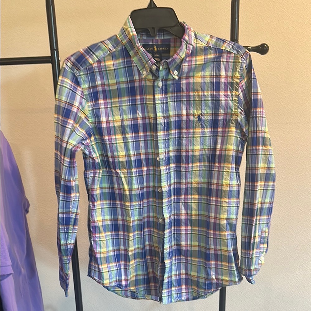 Polo by Ralph Lauren Boy’s Multicolor Plaid Shirt size Large (14-16)